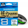 Леска плетёная SHIMANO KAIRIKI 4 PE 150 м разноцветная 0,20 мм 13,8 кг LDM54TE2020015M